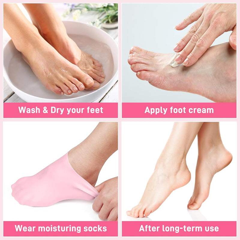 Winter Special Silicone Moisturizing Socks